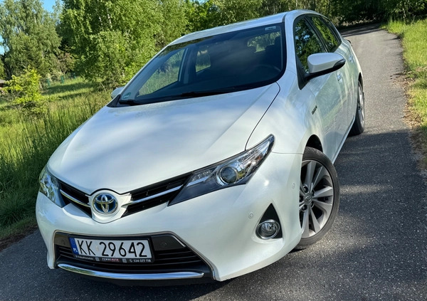 toyota auris małopolskie Toyota Auris cena 43999 przebieg: 161000, rok produkcji 2013 z Nowe Miasto Lubawskie